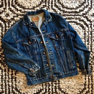 Vintage Levis denim trucker  jacket size Large